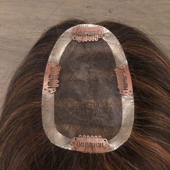 Jon Renau 12inch  356 easiPart Hair Topper 
FS4/33/30A MIDNIGHT COCOA - Picture 9 of 12